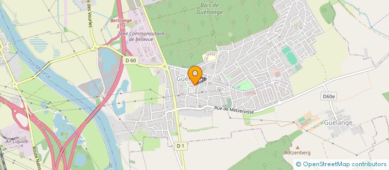 localisation de l'entreprise MONSIEUR ERIC REUTENAUER  GUENANGE