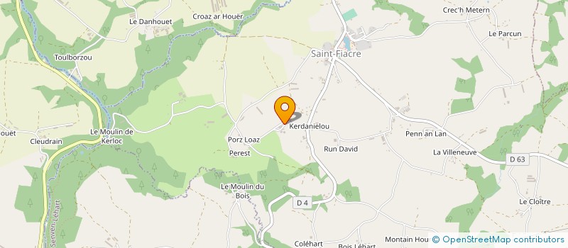 localisation de l'entreprise MONSIEUR ERIC REUX à SAINT-FIACRE