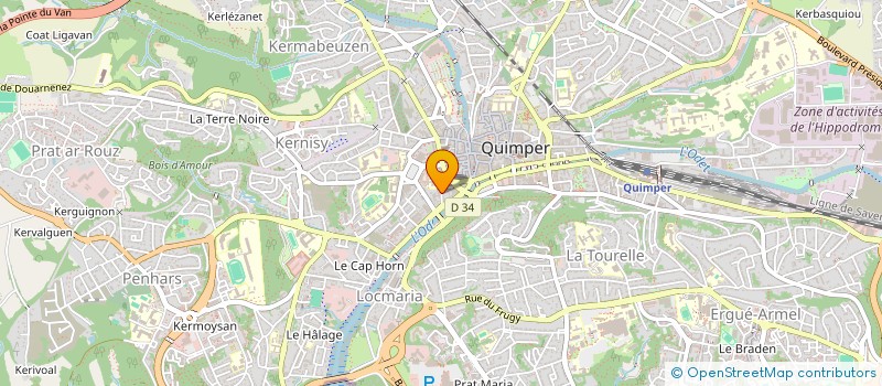 localisation de l'entreprise MONSIEUR ERIC REVEIL à QUIMPER