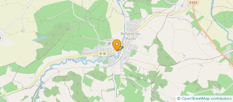 localisation de l'entreprise MONSIEUR ERIC REVEL  BELVEZE-DU-RAZES