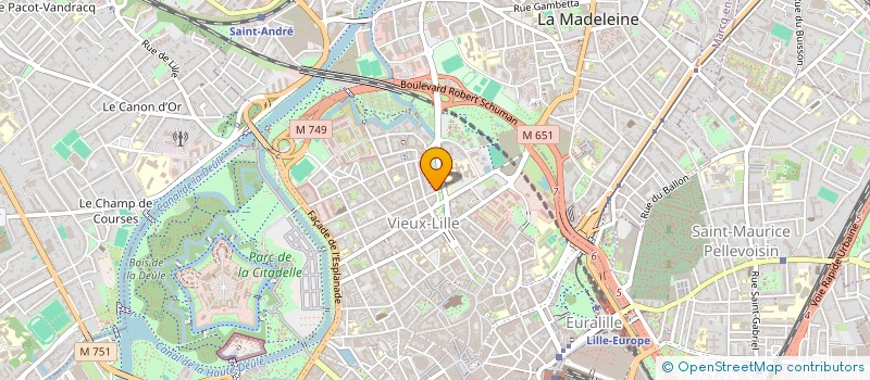 localisation de l'entreprise MONSIEUR ERIC REVENU à LILLE