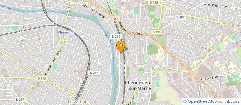 localisation de l'entreprise MONSIEUR ERIC REZA ASSADI POUR  CHENNEVIERES-SUR-MARNE