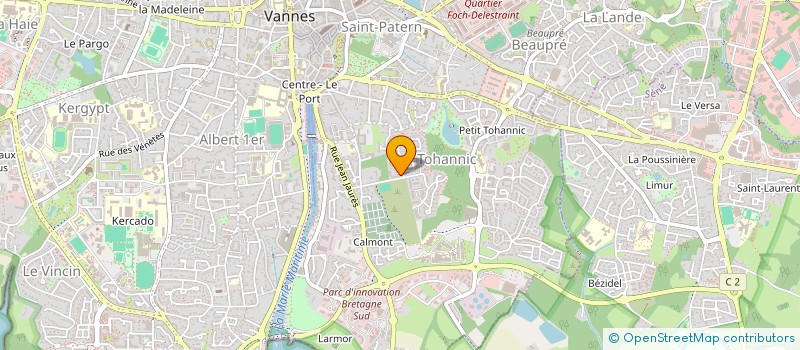 localisation de l'entreprise MONSIEUR ERIC RIBEIRO à VANNES