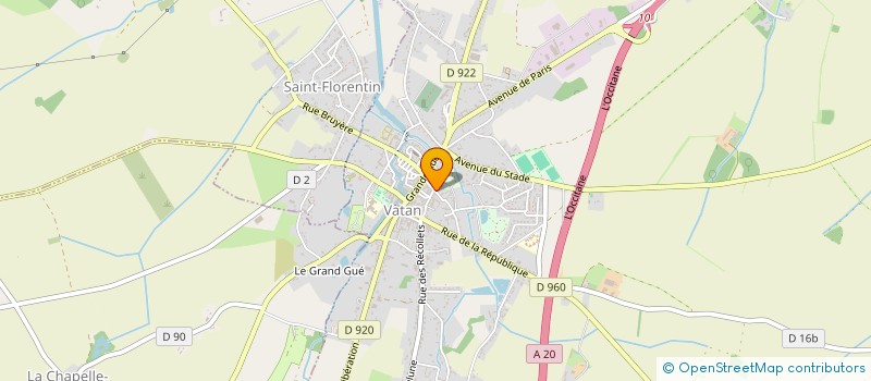 localisation de l'entreprise MONSIEUR ERIC RICCI à VATAN