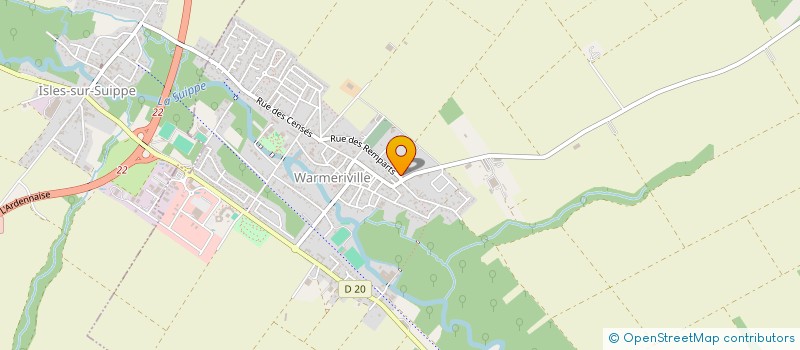 localisation de l'entreprise MONSIEUR ERIC RICHARD  WARMERIVILLE
