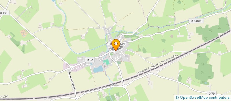 localisation de l'entreprise MONSIEUR ERIC RICHARD  LA SUZE-SUR-SARTHE