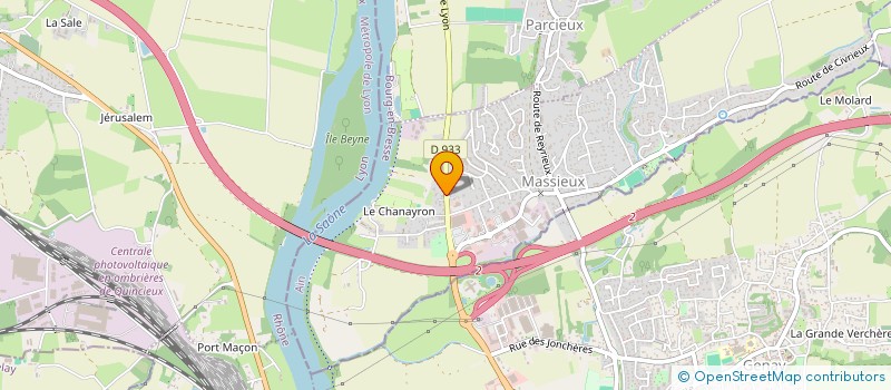 localisation de l'entreprise MONSIEUR ERIC RICHARD  MASSIEUX