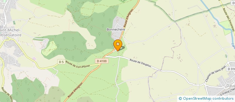 localisation de l'entreprise MONSIEUR ERIC RICHAUD  ST MICHEL L OBSERVATOIRE