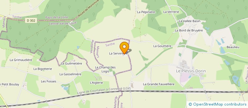 localisation de l'entreprise MONSIEUR ERIC RIGAULT  MELLERAY