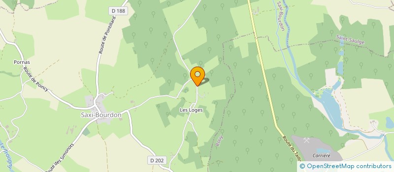 localisation de l'entreprise MONSIEUR ERIC RIGHETTI  SAXI-BOURDON