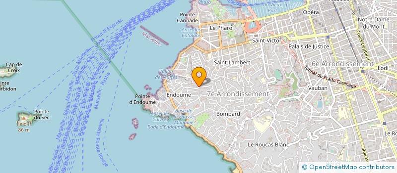 localisation de l'entreprise MONSIEUR ERIC RIOU à MARSEILLE