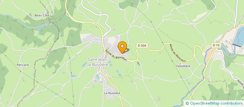 localisation de l'entreprise MONSIEUR ERIC RIVET  SAINT-JEAN-LA-BUSSIERE