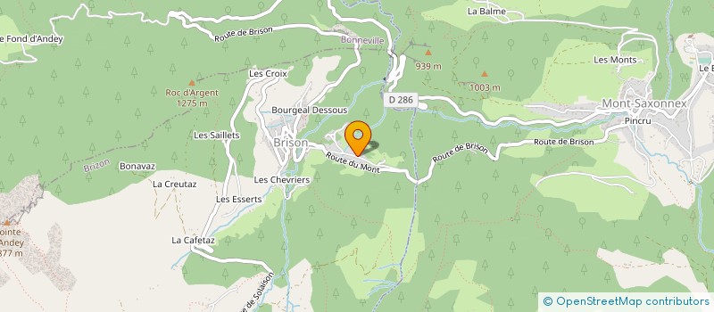 localisation de l'entreprise MONSIEUR ERIC RIVOLLET  BRIZON