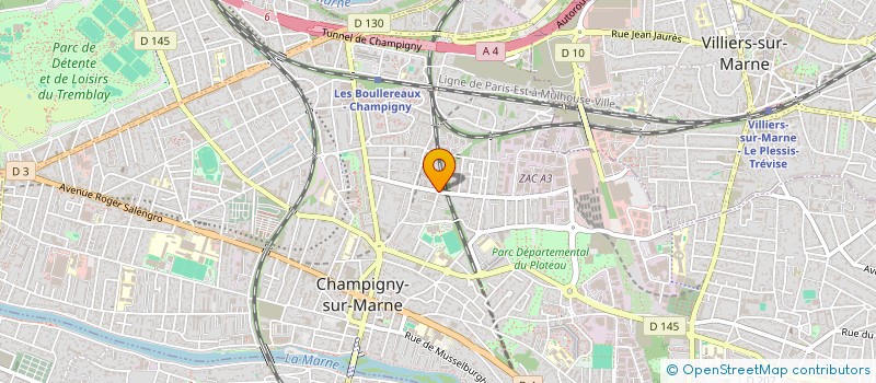 localisation de l'entreprise MONSIEUR ERIC ROBALO à CHAMPIGNY-SUR-MARNE