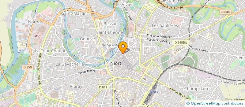 localisation de l'entreprise MONSIEUR ERIC ROBERT à NIORT