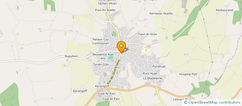 localisation de l'entreprise MONSIEUR ERIC ROBERT  LANMEUR