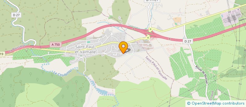 localisation de l'entreprise MONSIEUR ERIC ROBERT  SAINT-PAUL-ET-VALMALLE