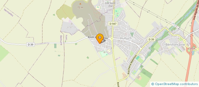 localisation de l'entreprise MONSIEUR ERIC ROBILLARD  HULLUCH