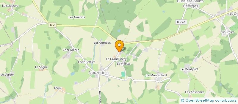 localisation de l'entreprise MONSIEUR ERIC ROBIN  NOUZERINES