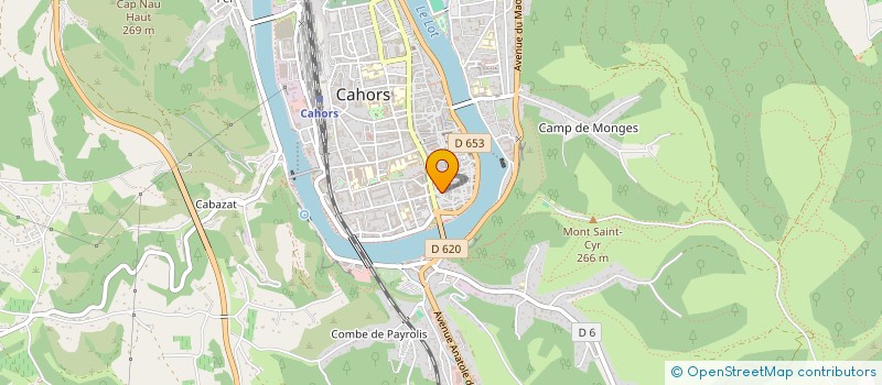 localisation de l'entreprise MONSIEUR ERIC ROBIN  CAHORS