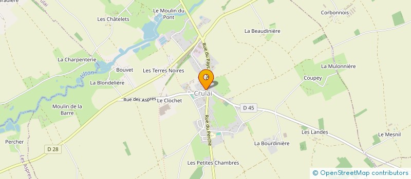 localisation de l'entreprise MONSIEUR ERIC ROBIN à CRULAI