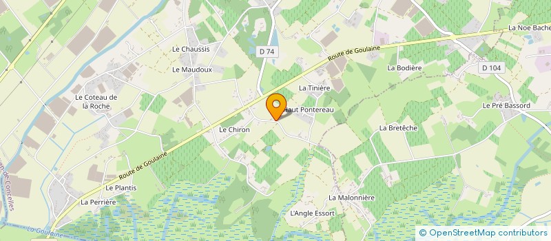 localisation de l'entreprise MONSIEUR ERIC ROBINET  SAINT-JULIEN-DE-CONCELLES