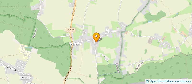 localisation de l'entreprise MONSIEUR ERIC ROCHEFORT  FAUMONT