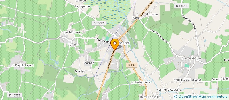 localisation de l'entreprise MONSIEUR ERIC ROGER à BLAYE