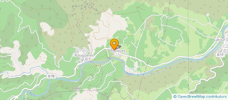 localisation de l'entreprise MONSIEUR ERIC ROGER  PLANEZES