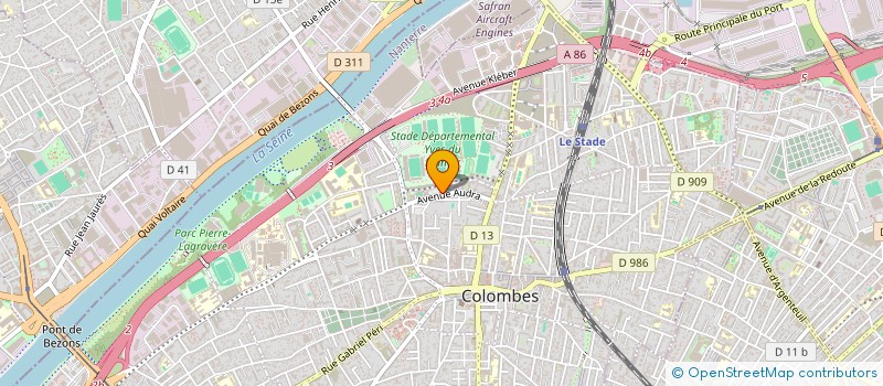 localisation de l'entreprise MONSIEUR ERIC ROHR à COLOMBES