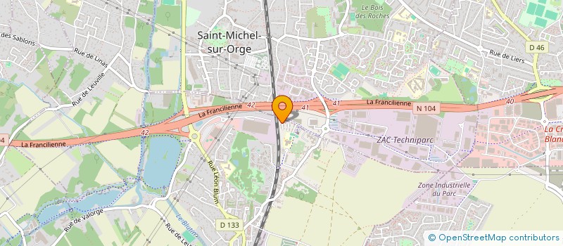 localisation de l'entreprise MONSIEUR ERIC ROMAIN  BRETIGNY-SUR-ORGE