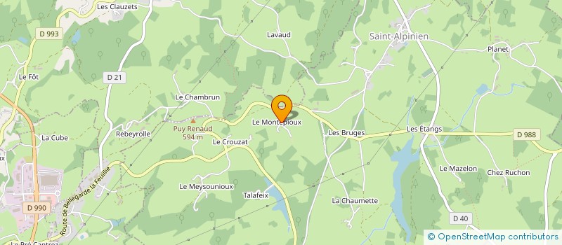 localisation de l'entreprise MONSIEUR ERIC ROMANET à SAINT-ALPINIEN