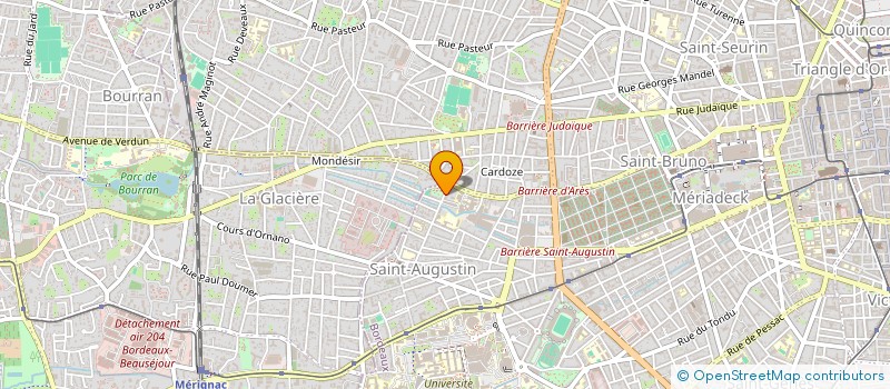 localisation de l'entreprise MONSIEUR ERIC ROMEFORT  BORDEAUX