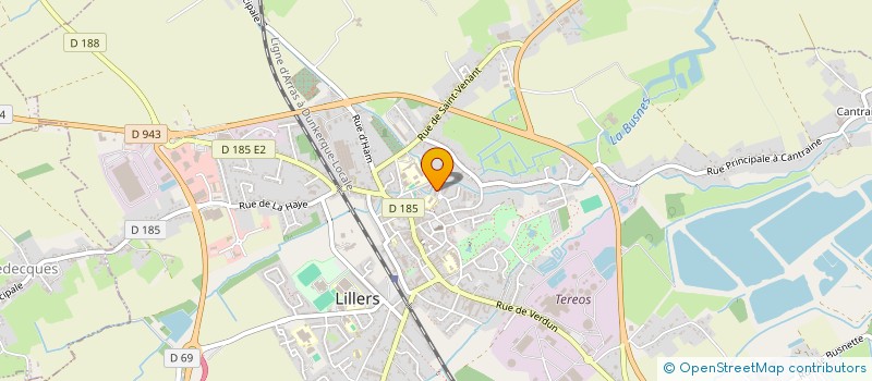 localisation de l'entreprise MONSIEUR ERIC RORIVE  LILLERS