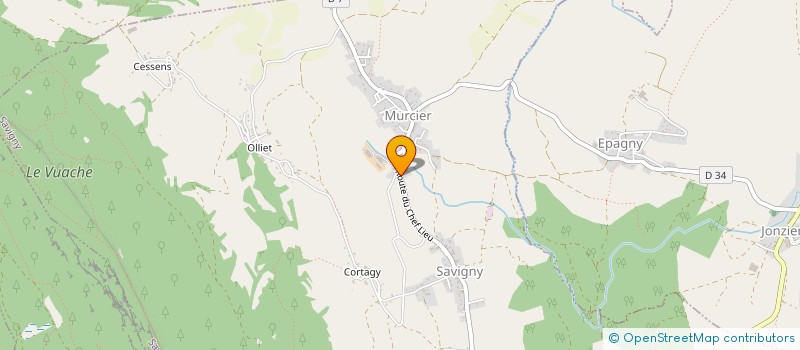 localisation de l'entreprise MONSIEUR ERIC ROSAY  DINGY-EN-VUACHE