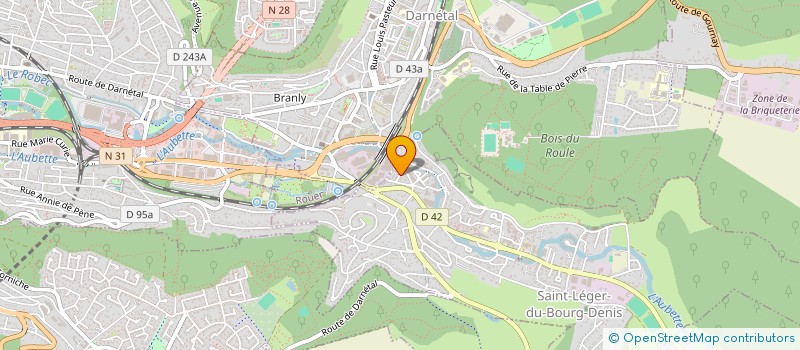 localisation de l'entreprise MONSIEUR ERIC ROSAY  SAINT-LEGER-DU-BOURG-DENIS