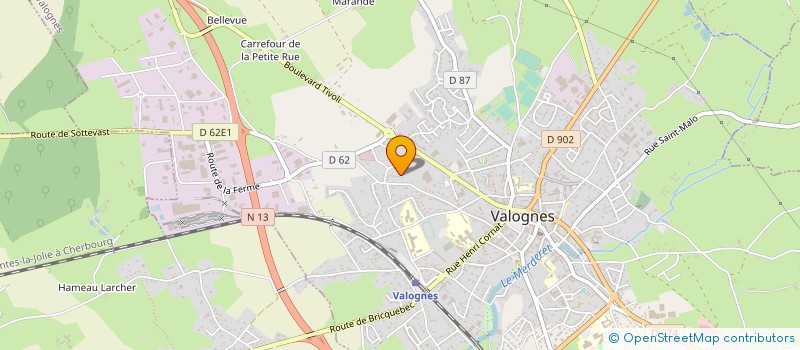 localisation de l'entreprise MONSIEUR ERIC ROSE  SAINT-GERMAIN-DE-TOURNEBUT