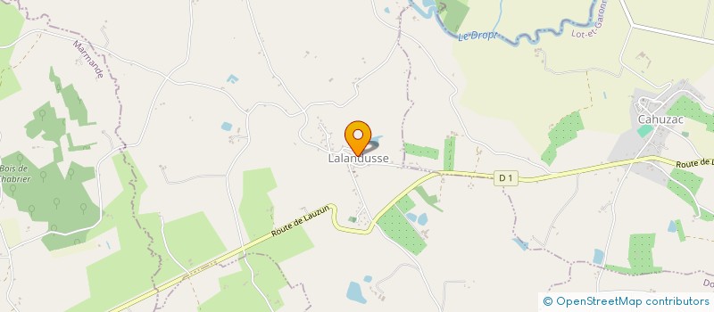 localisation de l'entreprise MONSIEUR ERIC ROSSETTI  LALANDUSSE