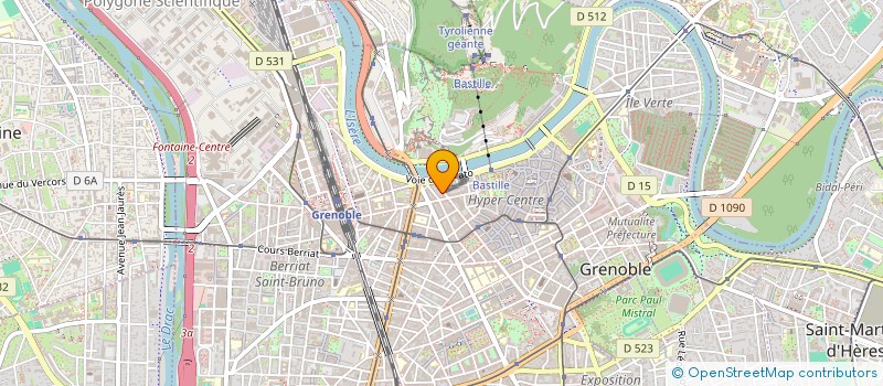 localisation de l'entreprise MONSIEUR ERIC ROSSETTI à GRENOBLE