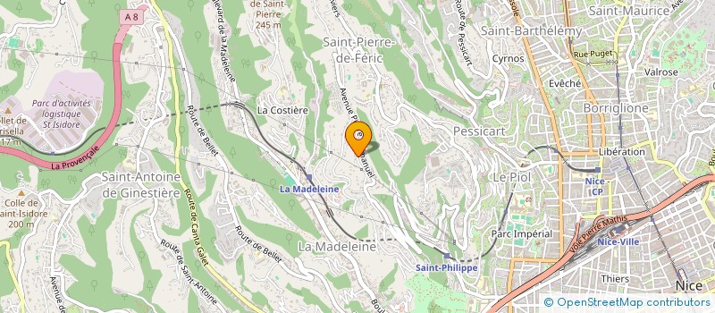 localisation de l'entreprise MONSIEUR ERIC ROSSO  NICE