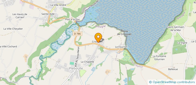 localisation de l'entreprise MONSIEUR ERIC ROUAULT  PLEBOULLE