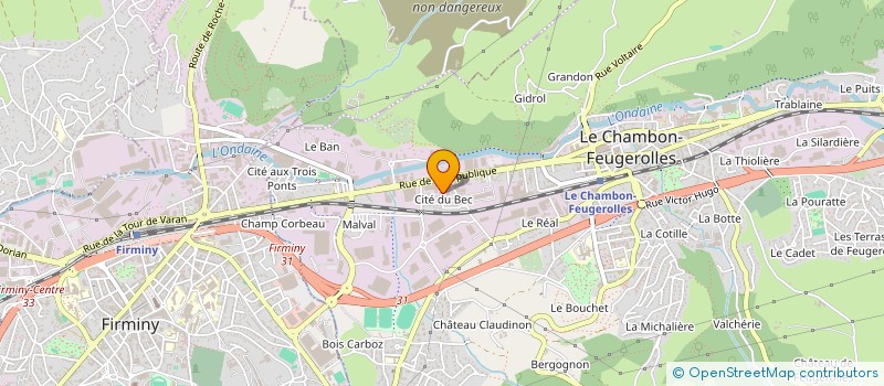 localisation de l'entreprise MONSIEUR ERIC ROUBINET à LE CHAMBON-FEUGEROLLES