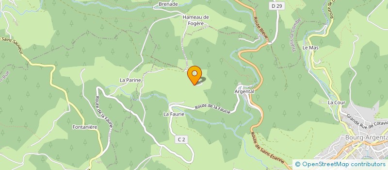 localisation de l'entreprise MONSIEUR ERIC ROUCHOUZE  BOURG-ARGENTAL