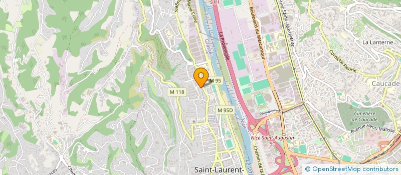 localisation de l'entreprise MONSIEUR ERIC ROUDIER à SAINT-LAURENT-DU-VAR