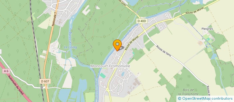 localisation de l'entreprise MONSIEUR ERIC ROUER  MONTCOURT-FROMONVILLE