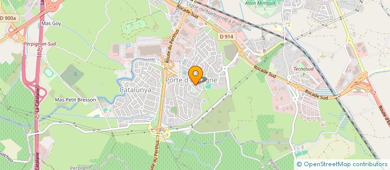 localisation de l'entreprise MONSIEUR ERIC ROUSSEAU  PERPIGNAN