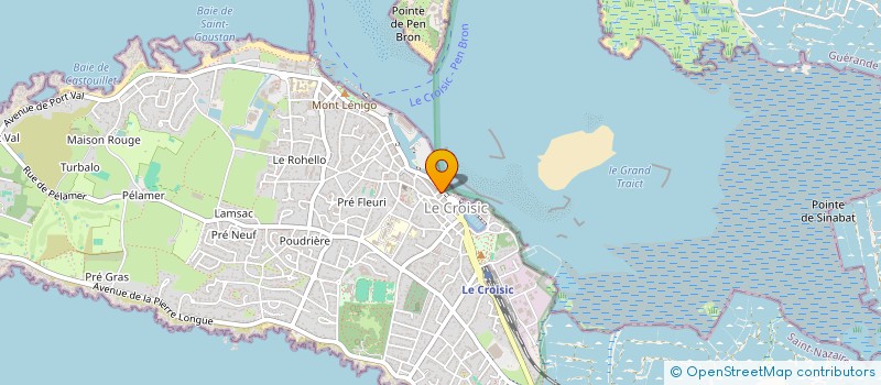 localisation de l'entreprise MONSIEUR ERIC ROUSSEAU  LE CROISIC