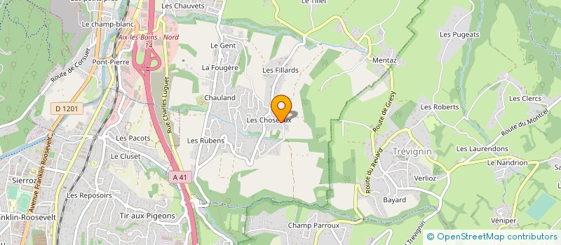 localisation de l'entreprise MONSIEUR ERIC ROUSSEAU à GRESY-SUR-AIX