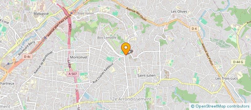 localisation de l'entreprise MONSIEUR ERIC ROUSSEL à MARSEILLE