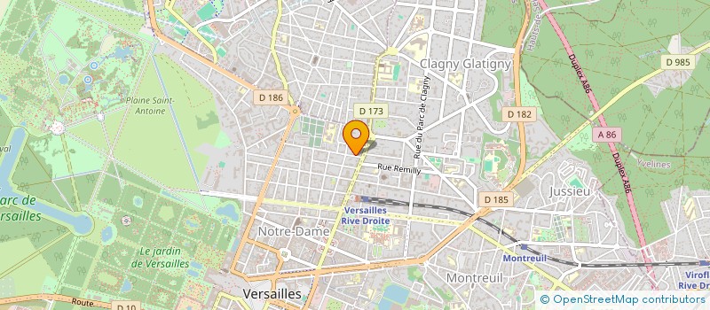 localisation de l'entreprise MONSIEUR ERIC ROUSSEL à VERSAILLES